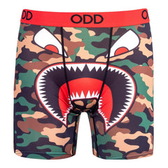 ODD War Plane - Mens Boxer Briefs - XU10029MBB GREEN CAMO
