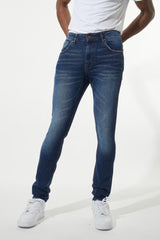 M SOCIETY JEANS ELÁSTICOS DE AJUSTE AJUSTADO PARA HOMBRE MS-80260 DK.INDIGO