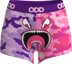 ODD Warplane Camo - Womens Boy Shorts
