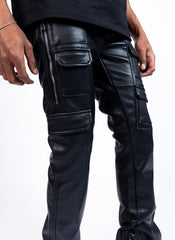 PAPER MONEY PANT (NIGHTRIDER LEATHER) PANTS BLACK 1018