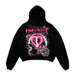 LOSTHILLS LHSBHOODY002 SUDADERA CON CAPUCHA NEGRA