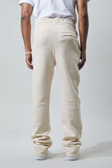 M.SOCIETY Men's Stacked Fleece Pants BONE (MS-23708)