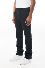 M.SOCIETY Men's Stacked Fleece Pants (MS-23708)