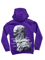 SUDADERA CON CAPUCHA RICH GANG CLOTHING, (CT51) MORADA
