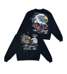 Sudadera con cuello redondo Stars & Legends GN4120-NEGRO ORIGINAL