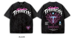 TENACITI SPIDER WEB TEE T25-1007 BLACK