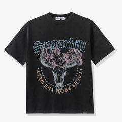 CAMISETA "SUGARHILL MEMOIR" (NEGRA VINTAGE) SH25-SPR1-44