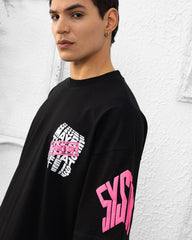 CAMISETA PLUS EIGHTEEN MAYBE OVZ, (18PL3) NEGRA