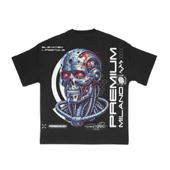 Camiseta Premium AI de PREMIUM MILANO S25331-11-NEGRO