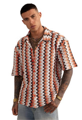PLUS EIGHTEEN CAMISA COLORIDA 2 NARANJA