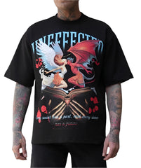 CAMISETA OVZ UNEFFECTED UNHOLY LOVE, (2Y2) NEGRA