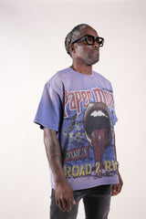 PAPER MONEY FORTUNE Rhinestone S/S BH3017-1 Short Sleeve Blue