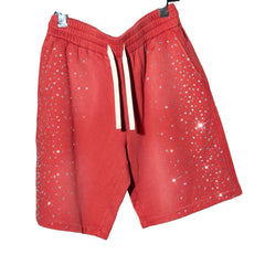 DUAA ENLIGHTEN'' BEIGE STONE SWEAT SHORT BEIGE