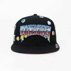 TOXICITY TOXICITY 333 SNAPBACK TD001-900-TOX333 BLACK Snapback Hats