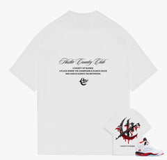 HUSTLER COUNTRY CLUB WHITE TEE
