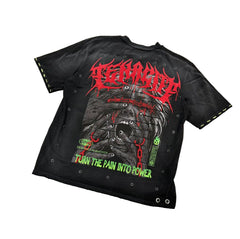 TENACITI pain 2 power tee T25-1025 Black