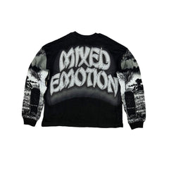 MIXED EMOTION Tombstone’ Longsleeve BLACK SWEATERS