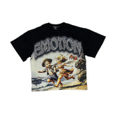 MIXED EMOTION Black “Seaside” Tee BLACK