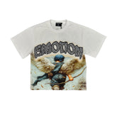 MIXED EMOTION White “Arch Angel” Tee White