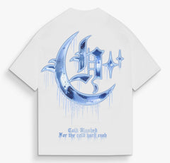 HUSTLERS COUNTRY CLUB T-SHIRT WHITE HCC ICY F/B