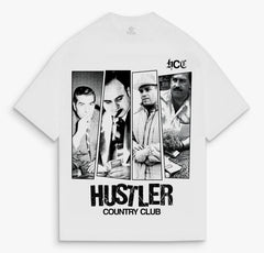 HUSTLERS COUNTRY CLUB T-SHIRT white HCC Members (HCC Members)