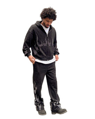 EPTM METAL FLAME ZIP UP SET EP12463 EP12441 BLACK