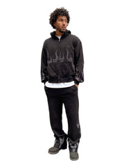 EPTM METAL FLAME ZIP UP SET EP12463 EP12441 BLACK