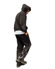 EPTM METAL FLAME ZIP UP SET EP12463 EP12441 BLACK