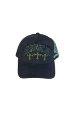REYESF HAT SIEMPRE CON DIOS BLACK/ GREEN CRUZ V22