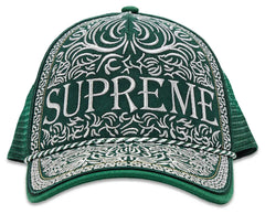 Gorra Supreme Vaquero de 5 paneles con espalda de malla 'GREEN' SS25H49