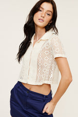 Mimosa LANE TOP MT1456 CAMISAS CREMA