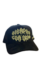 REYESF HAT SIEMPRE CON DIOS BLACK/ LIGHT GREEN V2