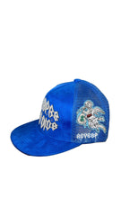 REYESF HAT SIEMPRE CON DIOS BLUE/WHITE  V2