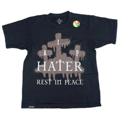 NOVIEMBRE REINE tee hater descansa en paz negro