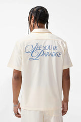 LEGACY EMBROIDERED CAMP SET SHIRT, SHORTS EM CREAM   2061,2061S