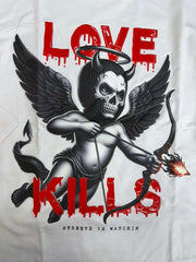 SIW LOVE KILLS 2 WHITE PREMIUM TEE