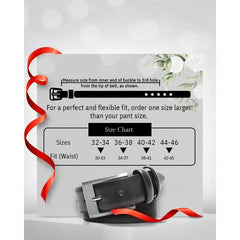 Cinturón de piel auténtica LA1233 NEGRO para hombre, regalo para hombre, cinturón de traje clásico.