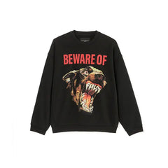Cult's Crew Neck Fleece Sweater "False Prophets" BLACK