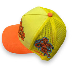 REYESF GORRA SIEMPRE CON DIOS DE ESTRELLAS AMARILLO/ NARANJA