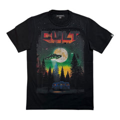 CULT OF INDIVIDUALITY SHORT SLEEVE crew neck tee "ALIENS" (626A1-K23A)