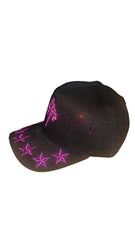 REYESF HAT SIEMPRE CON DIOS BLACK/PURPLE CRUZ  V2