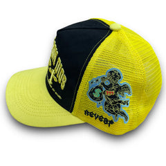 REYESF GORRA SIEMPRE CON DIOS 3 CRUZ GORRA AMARILLO/NEGRO
