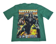 MOTION STUDIOS Football Tee GREEN