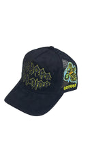 REYESF HAT SIEMPRE CON DIOS BLACK/ YELLOW V22