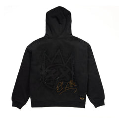 CULT X EL ALFA CRYSTAL PULLOVER HOODIE (624B12-PH19A) BLACK