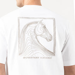 MONASTERY 7C T-SHIRT OVERSIZED MEN WHITE