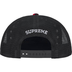 SUPREME Simono Studded Mesh Back FW25H95 RED PLAID HAT