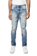 JEANS CON EFECTO ONDULADO SMOKE RISE JP24108