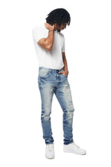 JEANS CON EFECTO ONDULADO SMOKE RISE JP24108