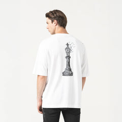 CAMISETA MONASTERY CARLIER OVERSIZE HOMBRE BLANCA